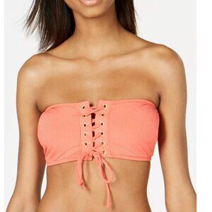 Hula Honey Juniors' Lace-Up 2-Piece Swimsuit